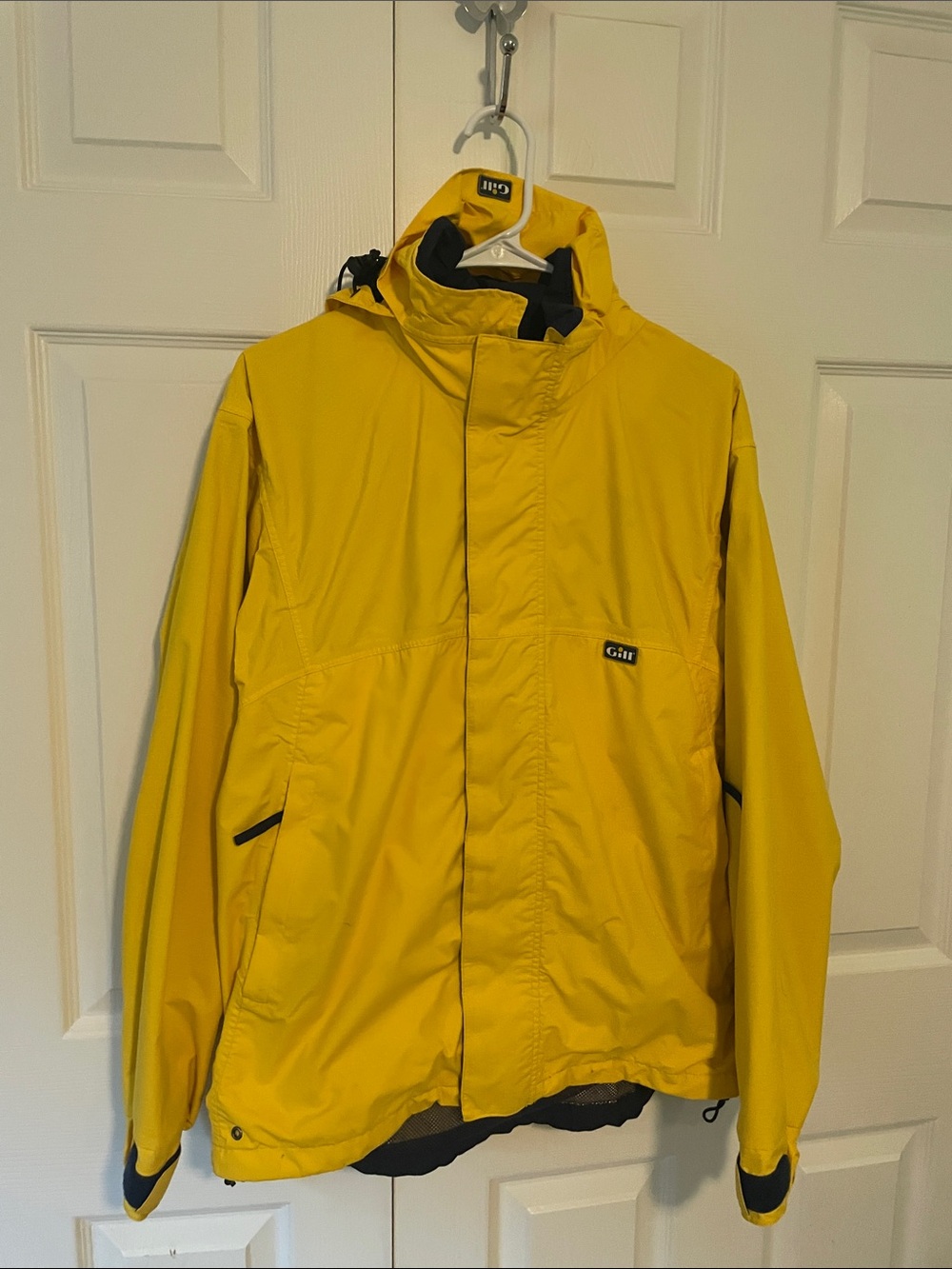 Gill Men’s Yellow Waterproof Raincoat with Hood
